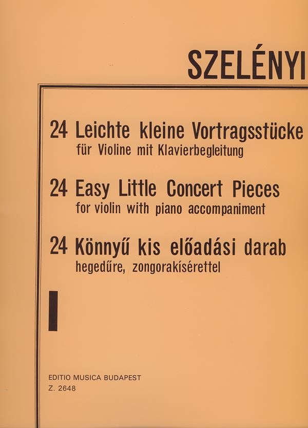 24 leichte kleine Vortragsstücke I